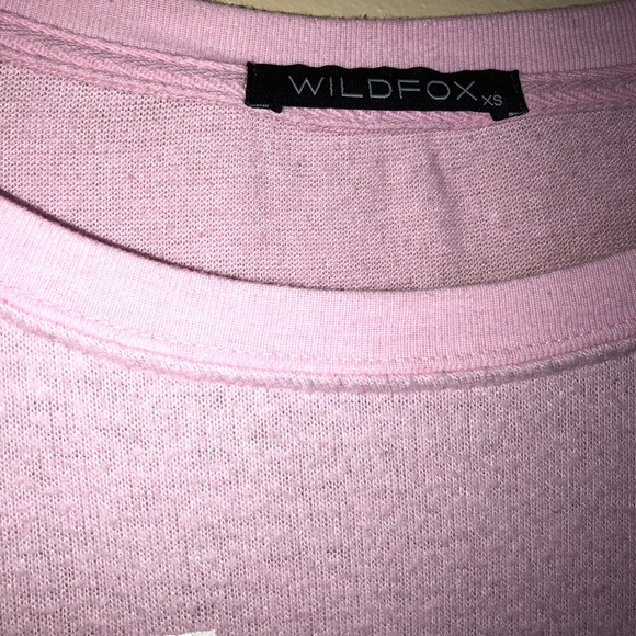Pink Wildfox Couture Sweatshirt Sweater - Picture 3 of 3